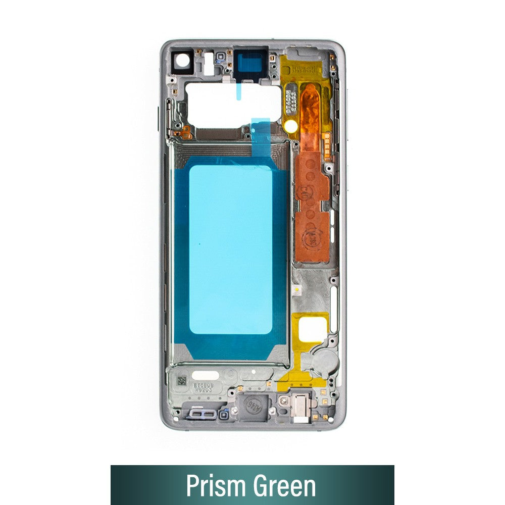 Chassis Mid Frame Cover Replacement Assembly for Samsung Galaxy S10 G973F-Prism Green Chassis Mid Frame Cover Replacement Assembly for Samsung Galaxy S10 G973F-Prism Green